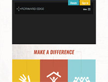 Tablet Screenshot of forwardedge.org